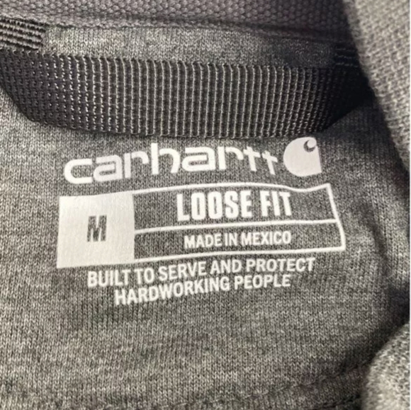 Carhartt Midweight Crewneck Logo Sleeve Graphic Sweatshirt Size M New MSRP $49.9 - Picture 4 of 5